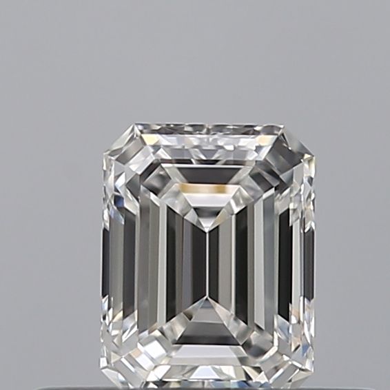Diamond Natural 0,38Ct F-VVS1 Emerald - GIA6542181820 1