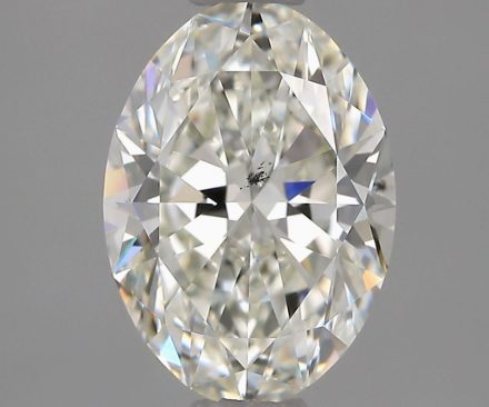 Diamond Natural 1,7Ct J-SI1 Oval - GIA7508117997 1