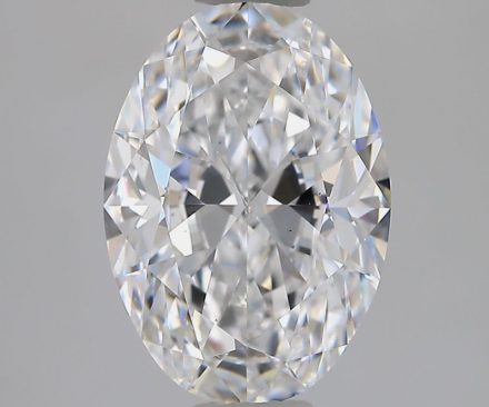 Diamond Natural 1,7Ct D-SI2 Oval - GIA1548456146 1