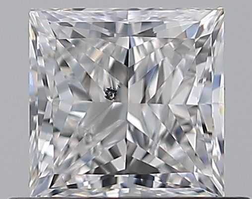 Diamond Natural 0,72Ct F-SI1 Princess - GIA6422072958 1