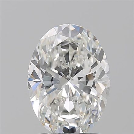 Diamond Natural 1,7Ct G-SI2 Oval - GIA1533454924 1