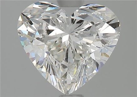 Diamond Natural 1,6Ct G-SI1 Heart - GIA7433010152 1