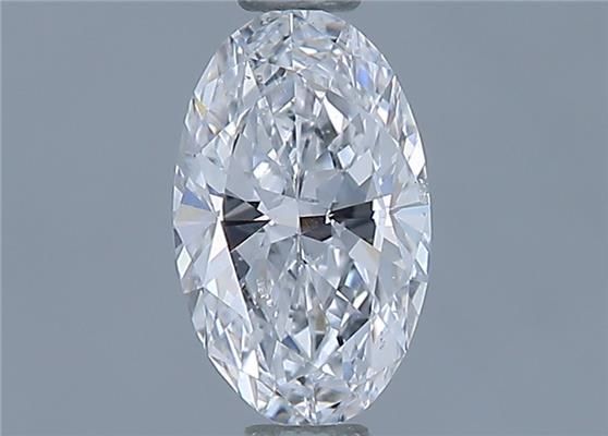 Diamond Natural 0,51Ct D-SI1 Oval - GIA6472304144 1