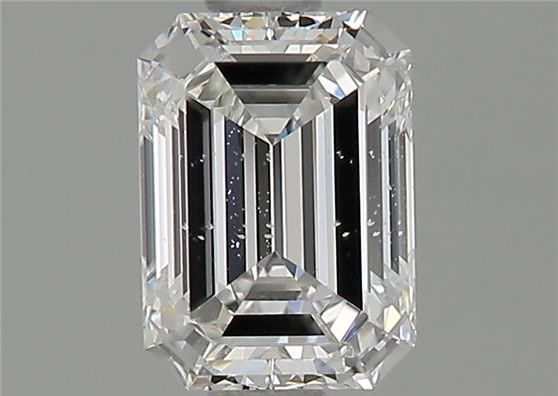 Diamond Natural 0,89Ct F-SI1 Emerald - GIA5423109230 1
