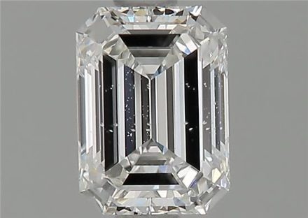 Diamond Natural 0,89Ct F-SI1 Emerald - GIA5423109230 1