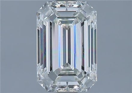 Diamond Natural 1,5Ct H-VVS2 Emerald - GIA7448359722 1