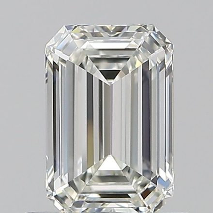 Diamond Natural 0,9Ct H-VVS2 Emerald - GIA2524657507 1