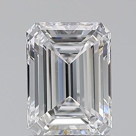 Diamond Natural 0,9Ct D-VS2 Emerald - GIA6485920279 1