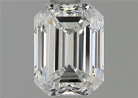 Diamond Natural 0,9Ct F-SI1 Emerald - GIA6212086619 1