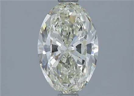Diamond Natural 1,29Ct L-SI2 Oval - GIA6385852552 1