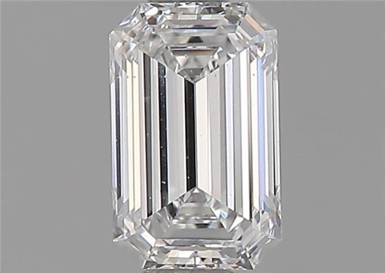 Diamond Natural 0,52Ct D-SI1 Emerald - GIA6441081835 1