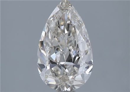 Diamond Natural 1,3Ct J-IF Pear - GIA2496119010 1