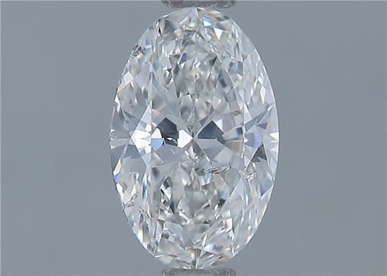 Diamond Natural 0,75Ct G-SI2 Oval - GIA6455182055 1