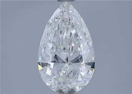 Diamond Natural 1,58Ct F-SI2 Pear - GIA2456851611 1