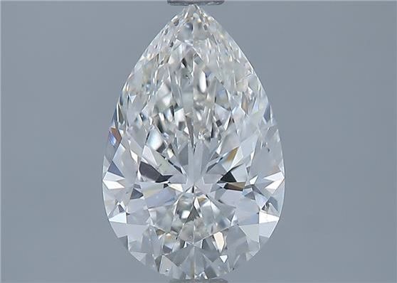 Diamond Natural 1,5Ct G-SI1 Pear - GIA6432350460 1