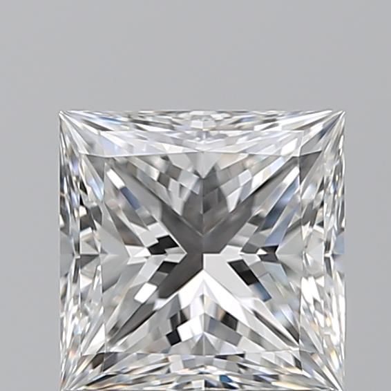 Diamond Natural 1,06Ct F-VVS2 Princess - GIA2235700614 1