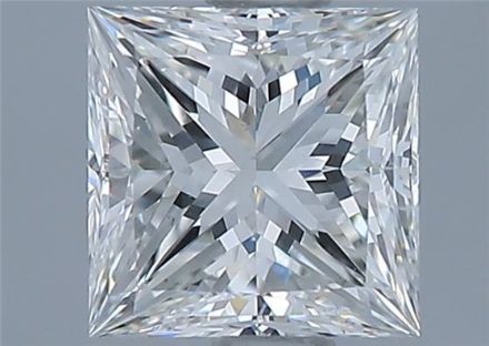 Diamond Natural 0,9Ct H-VS1 Princess - GIA2474028250 1