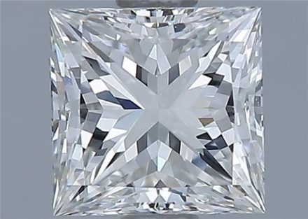 Diamond Natural 0,9Ct H-VVS2 Princess - GIA1459736775 1