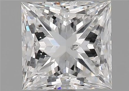 Diamond Natural 1,45Ct E-SI2 Princess - GIA5221817625 1