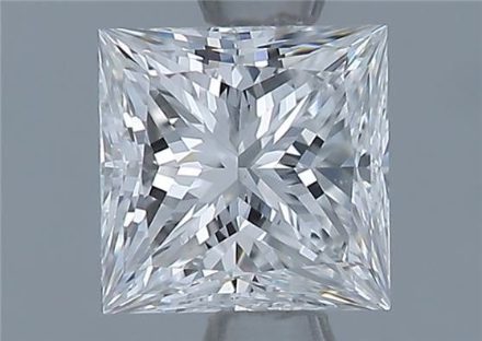 Diamond Natural 0,81Ct F-VS1 Princess - GIA7413728306 1