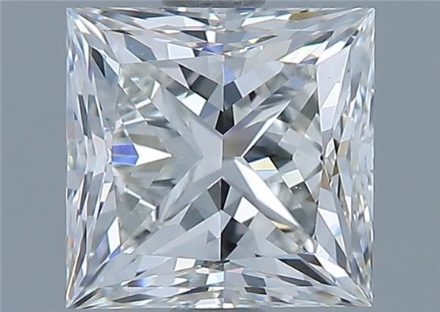 Diamond Natural 1,51Ct I-VVS2 Princess - GIA5101655520 1