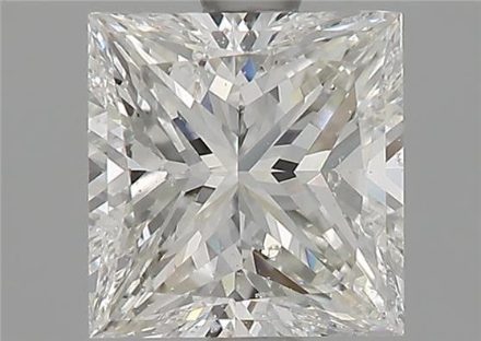 Diamond Natural 1,51Ct H-SI1 Princess - GIA6352326150 1