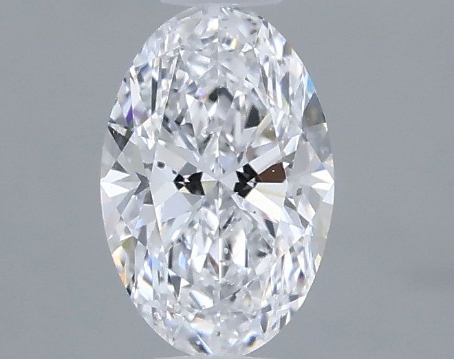 Diamond Natural 0,65Ct D-SI2 Oval - GIA7516574775 1