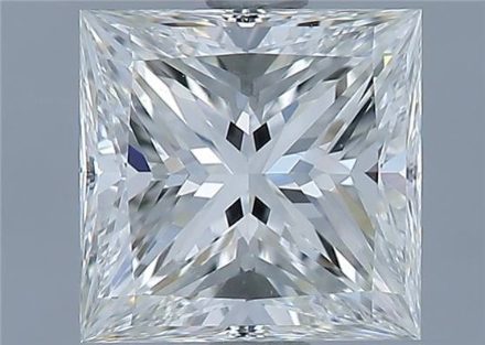 Diamond Natural 1,59Ct I-VVS2 Princess - GIA7406553450 1