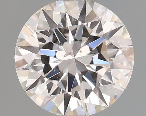 Diamond Natural 0,51Ct F-SI1 Round - GIA6401180839 1