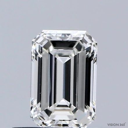 Diamond Natural 0,46Ct I-VS1 Emerald - GIA5536441533 1