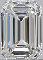 Diamond Natural 0,7Ct F-VS2 Emerald - GIA1539922046 1