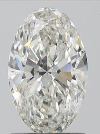 Diamond Natural 1,2Ct H-SI2 Oval - GIA2524222837 1
