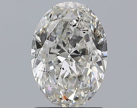Diamond Natural 1,7Ct H-SI2 Oval - GIA5543754566 1