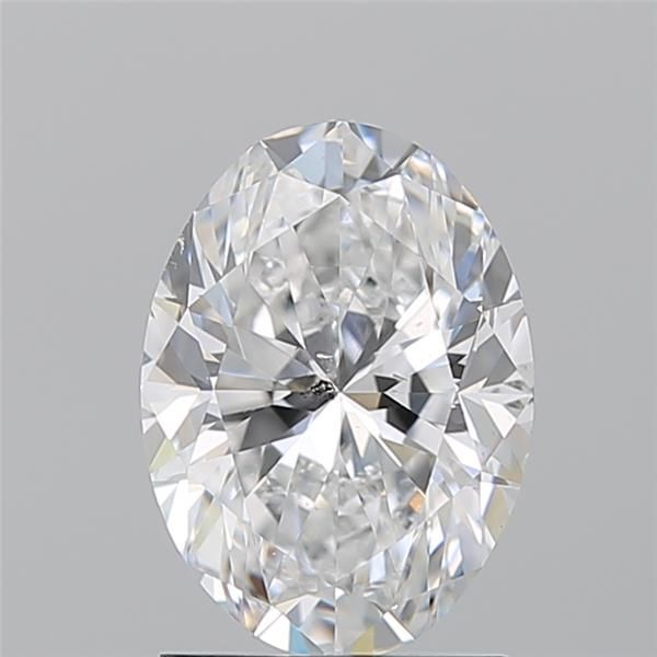 Diamond Natural 1,7Ct E-SI2 Oval - GIA6541849543 1