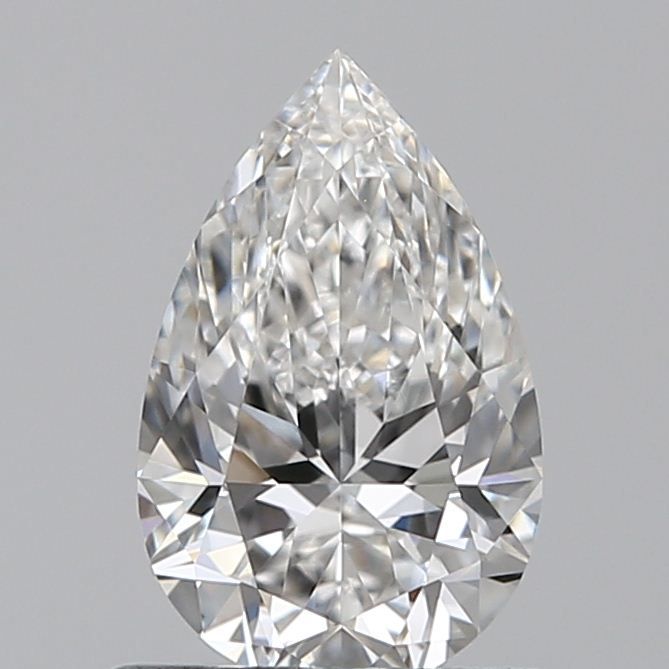Diamond Natural 0,63Ct F-IF Pear - GIA2547485436 1