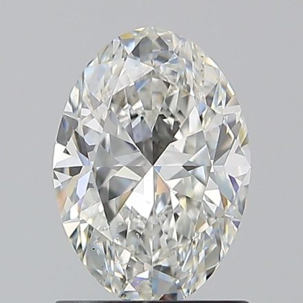 Diamond Natural 1,2Ct G-SI1 Oval - GIA7558313005 1