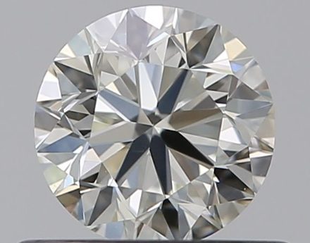 Diamond Natural 0,46Ct K-VS1 Round - GIA6435795973 1