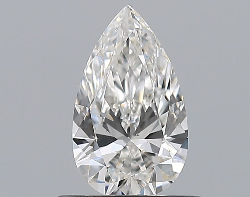 Diamond Natural 0,61Ct F-VS1 Pear - GIA7521001296 1