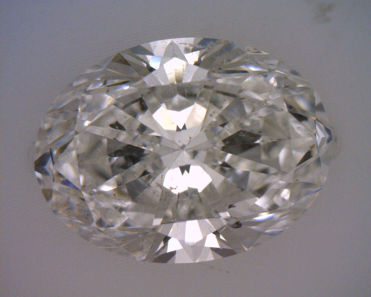 Diamond Natural 1,71Ct H-SI2 Oval - GIA1408361072 1