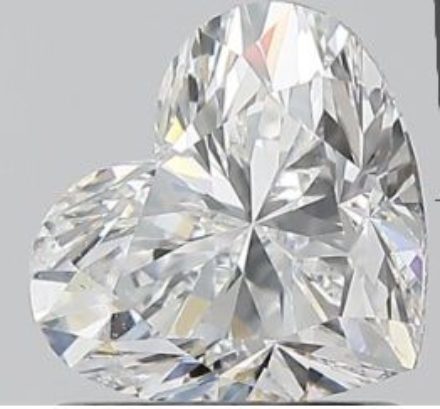 Diamond Natural 1,51Ct F-SI2 Heart - GIA1518956796 1