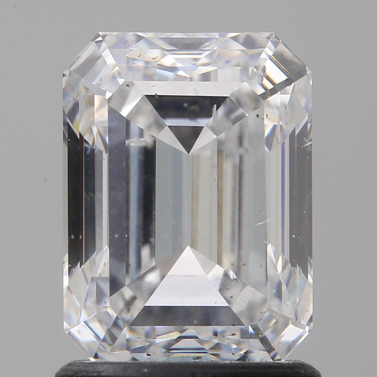 Diamond Natural 1,71Ct D-SI2 Emerald - GIA5443685999