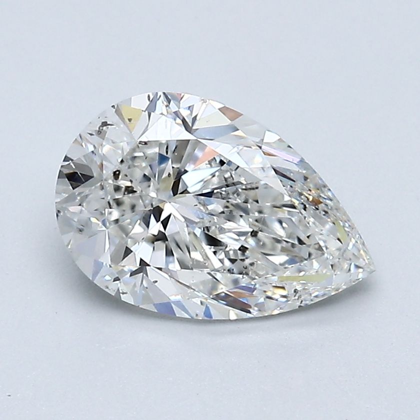 Diamond Natural 1,7Ct G-SI2 Pear - GIA5543794049 1