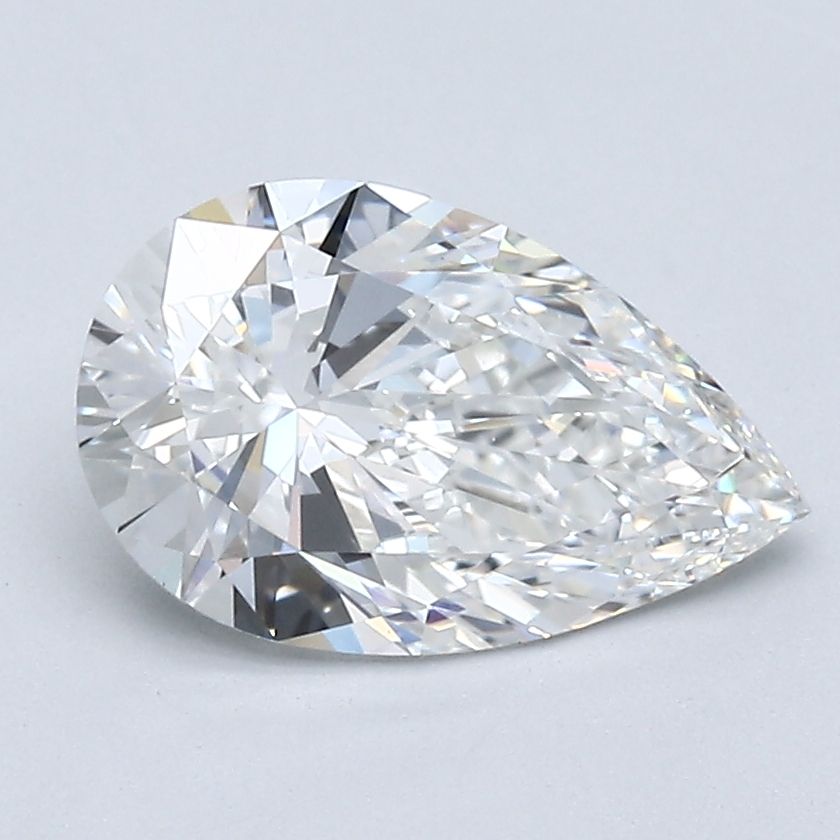 Diamond Natural 1,52Ct F-VVS2 Pear - GIA7558199318 1