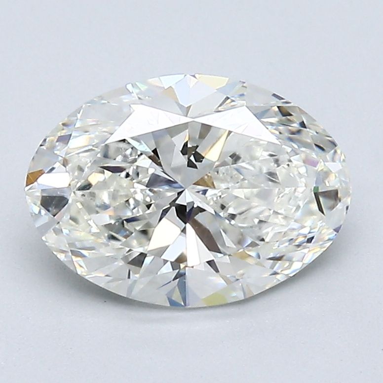 Diamond Natural 1,7Ct I-SI1 Oval - GIA7558000589