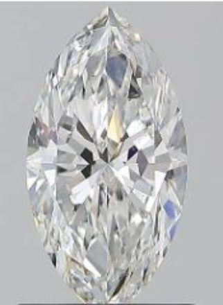 Diamond Natural 1,01Ct F-SI1 Marquise - GIA7541699287 1