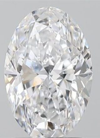 Diamond Natural 1,7Ct D-SI2 Oval - GIA1528028019 1