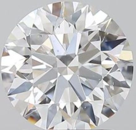 Diamond Natural 1,7Ct D-SI1 Round - GIA2536287373 1