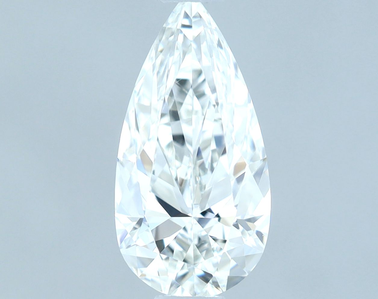 Diamond Natural 0,6Ct H-VS2 Pear - GIA7553540503 1
