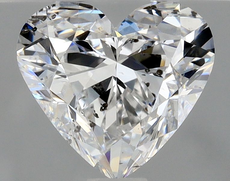 Diamond Natural 0,9Ct D-SI2 Heart - GIA5546738774 1