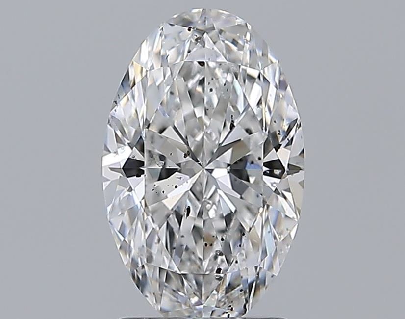 Diamond Natural 1,71Ct D-SI2 Oval - GIA5523361185 1